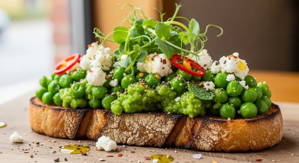 Smashed Pea Toast