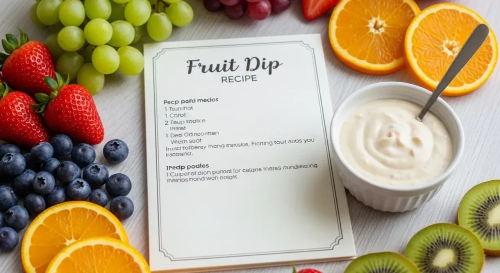 Fruit Dip Recipe