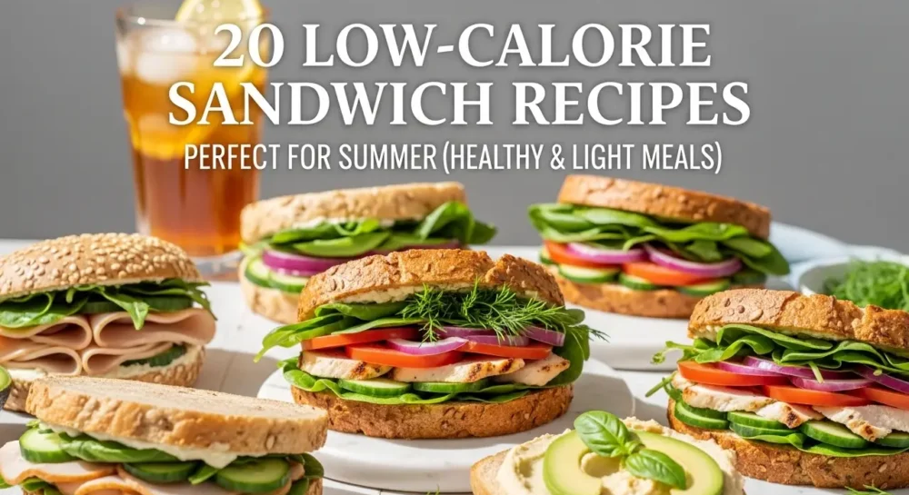 20 Low-Calorie Sandwich Recipes