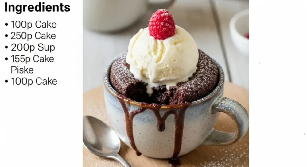 Easy Mug Cake Recipe